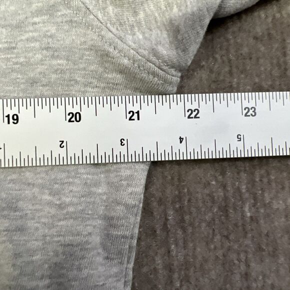 Under‎ Armour Hoodie Mens Small Gray Pullover Fleece Athletic Loose Center Logo - Picture 6 of 6